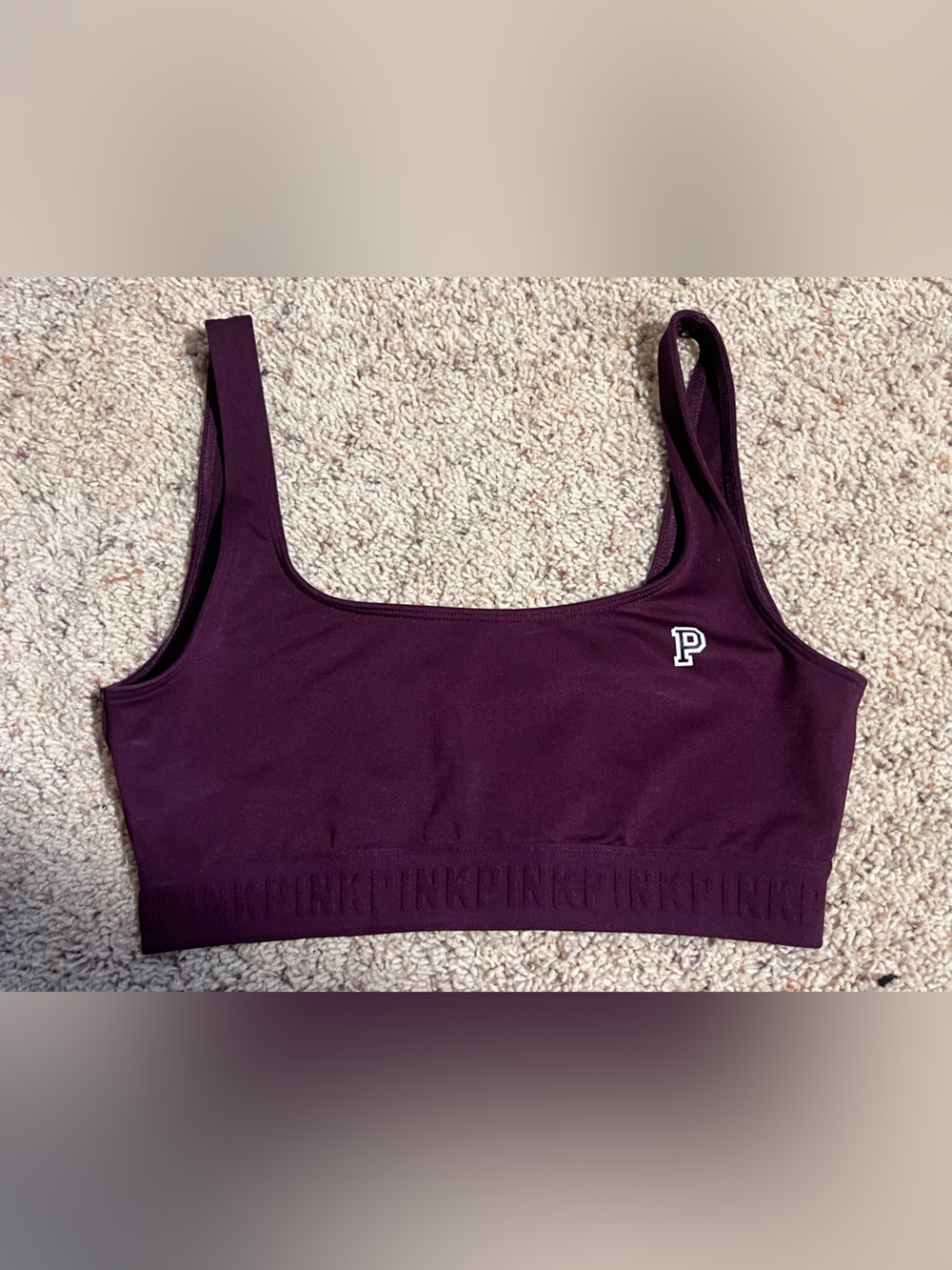 PINK Victoria's Secret Plum Scoop Bralette